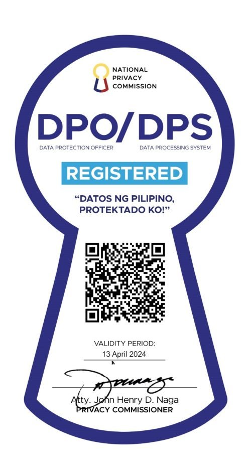 National Privacy Commission - DPO/DPS Registered